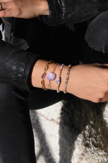 Bracelet Ametrine, Charoite - Sana 9