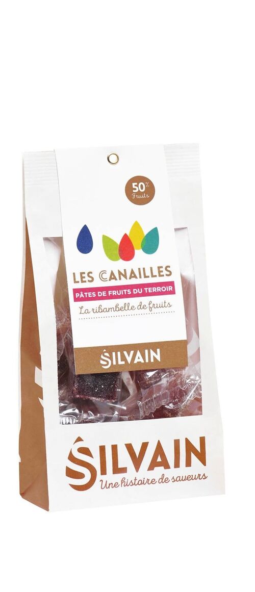 LES CANAILLES sachet de 200g PÂTES DE FRUIT