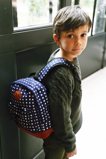 Rentrée des classes - Back to School - Sac à dos Komi pour la maternelle Bleu marine 2