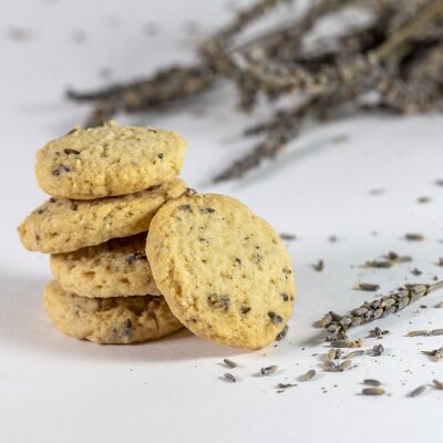 Gama de galletas "les Croquants" sabor lavanda a granel - RECETA VEGANA