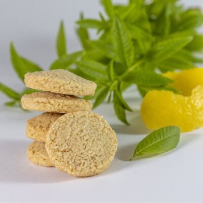 Biscuit range "les Croquants" verbena-lemon flavor in bulk - VEGAN RECIPE
