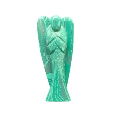 Angel, 7.5cm, Malachite (Stabilised)