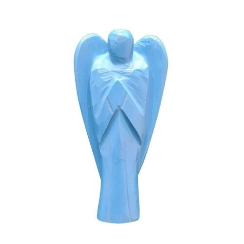Angel, 7.5cm, Turquoise (Dyed Howlite)