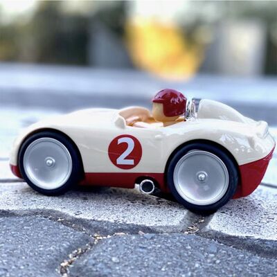 Racing Car Child's Toy White