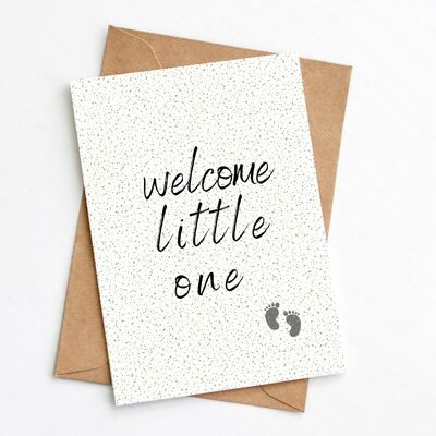 Welcome Little One, New Baby Card