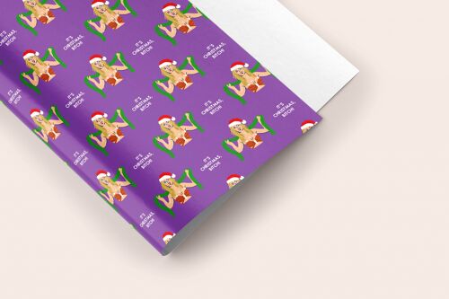 It's Christmas, Bitch! Britney Gift Wrap Sheet 50x70cm