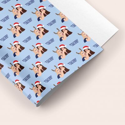 Real Housewives RHOBH Christmas Gift Wrap Sheet 50x70cm