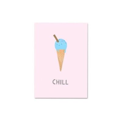 Chill-Postkarte