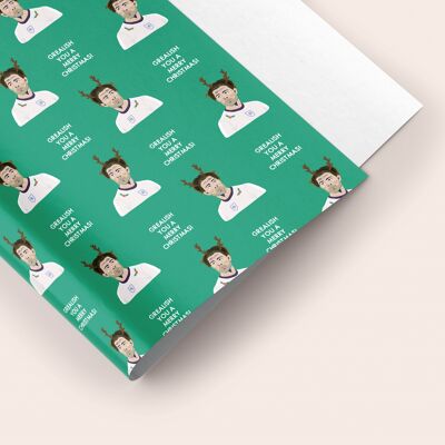 Grealish you a Merry Xmas! Christmas Gift Wrap Sheet 50x70cm