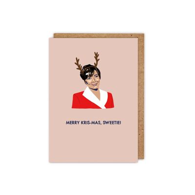 Kris Jenner: Merry Kris-mas Sweetie Christmas card celebrità