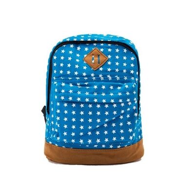 Zurück zur Schule - Back to School - Komi-Rucksack für den Kindergarten Cyanblau