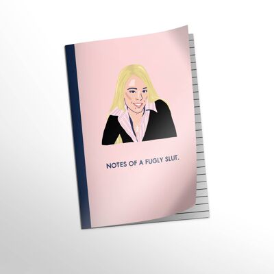 Mean Girls: 'Notes of a Fugly Slut' A6 48 pg Notebook