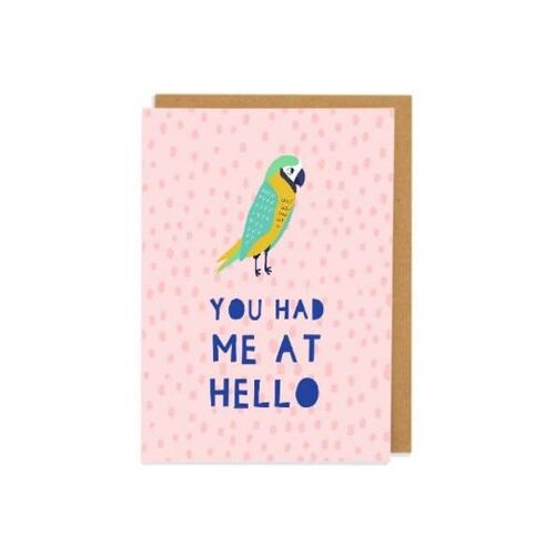 You Had Me at Hello Greetings Card