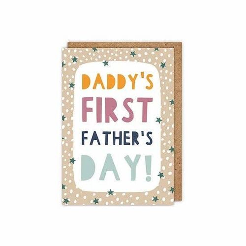 Daddy's First Father's Day Greetings Card