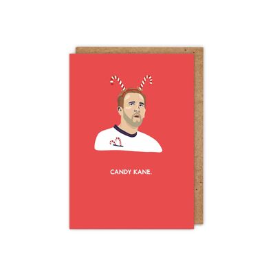 Harry Kane Punny Celebrity inspiré carte de Noël A6