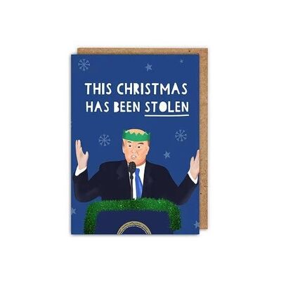 Donald Trump "questo Natale è stato rubato" A6 Natale