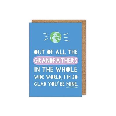 "Out of All of the Grandfather's..." Greetings card