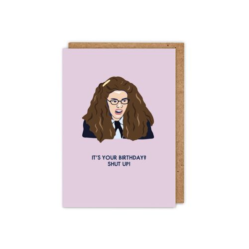 Princess Diaries 'Shut Up' Celebrity inspired Birthday Card