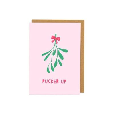 Pucker Up Greetings Card
