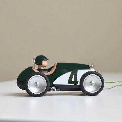 Juguete infantil de coche de carreras verde