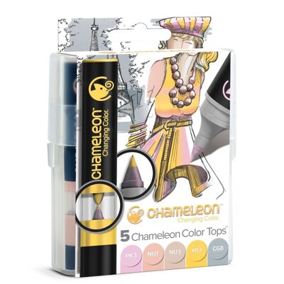 Chameleon 5-Color Tops Pastel Tones Set CT4501
