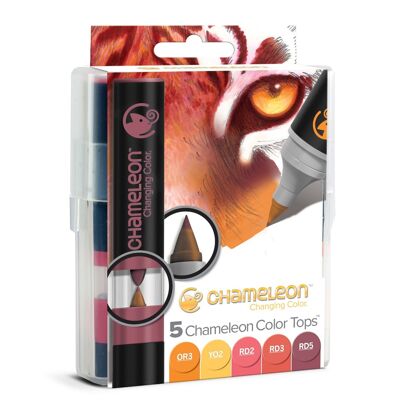 Chameleon 5-Color Tops Warm Tones Set CT4511