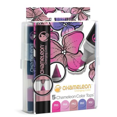 Chameleon 5-Color Tops Floral Tones Set CT4512