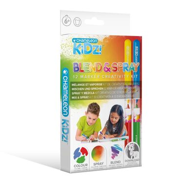 Chameleon Kidz Blend & Spray 12 Color Creativity Kit - CK1602