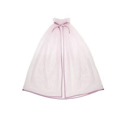 Pink Tulle Cape Pink Sequin PM