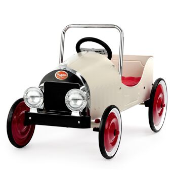 Voiture à Pédales Enfant Blanche 3