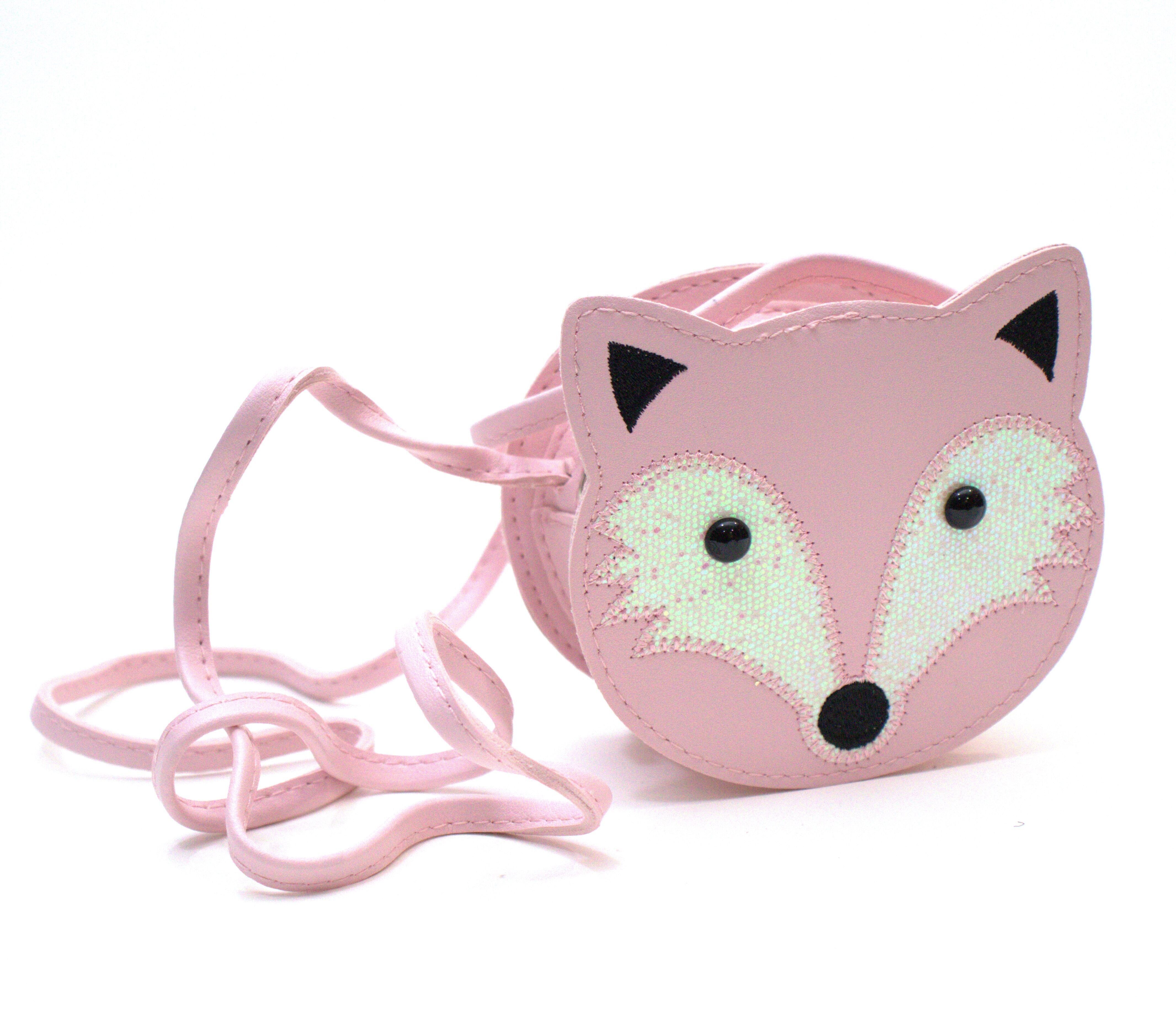 Kinder-Umhängetasche - Joon, der kleine rosa Fuchs