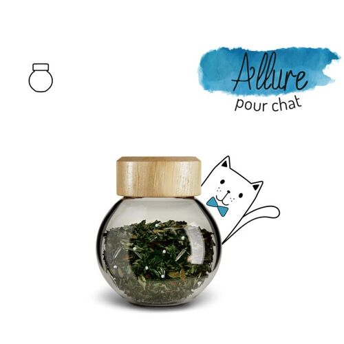 Soin de la Peau & du Pelage, complément alimentaire pour chat, Recharge, "Allure"