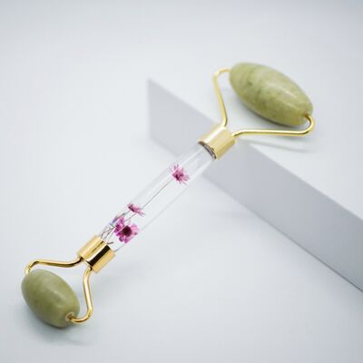 Jade flower roller