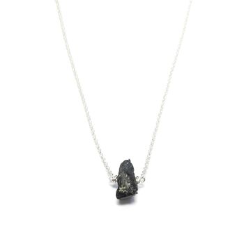 Collier Tourmaline Noire Argent 925 2