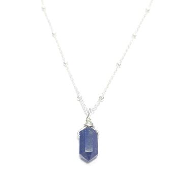 Collier Pendule Lapis Lazuli Argent 925 3