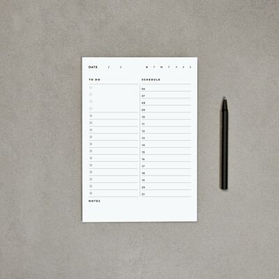 A5 Recycled Daily Desk Pads | Planners | Stationery