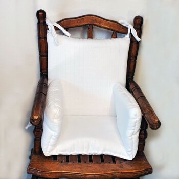 Coussin de chaise haute en Coton Bion - Blanc 2