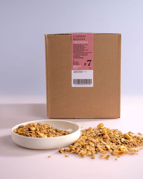 #7 5kg pecan almond bio granola