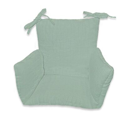 Organic Cotton High Chair Cushion - Green