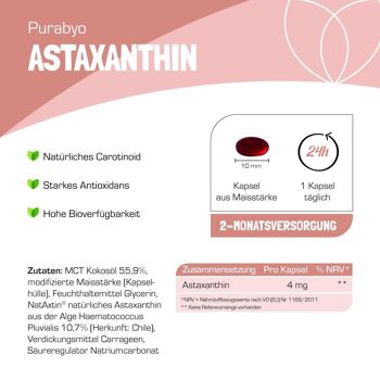 ASTAXANTHINE - 60 gélules (pendant 2 mois) 4