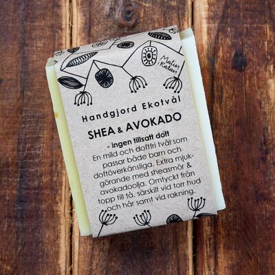 Eco Soap Shea & Avocado - sin perfume 110 g