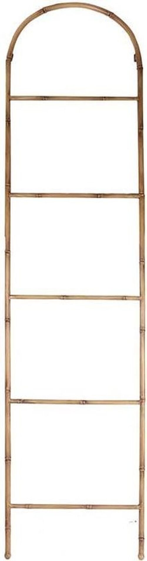 Metalen decoratie ladder - Bamboe | 173 x 45 cm