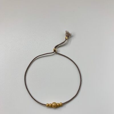 silk bracelet 1 gray