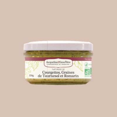 Tartinade courgette graines de tournesol 120g