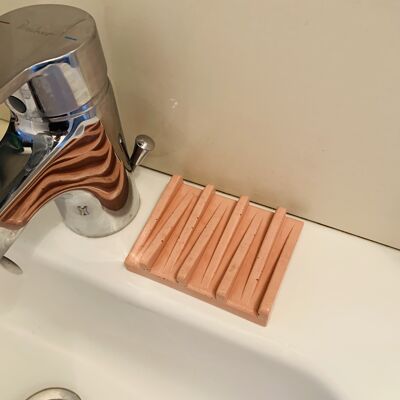 TERRACOTTA CONCRETE SOAP DISH