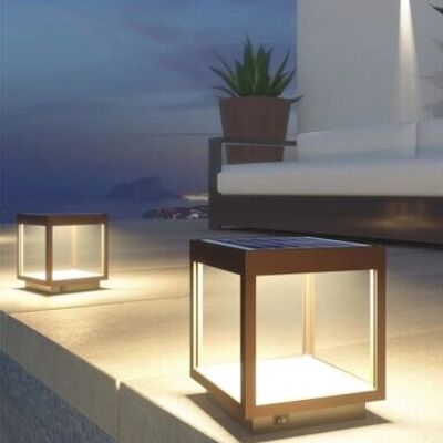 Corten solar lantern CAZUR