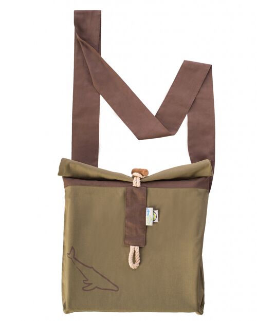 Sperm Whale messenger bag KHAKI GREEN