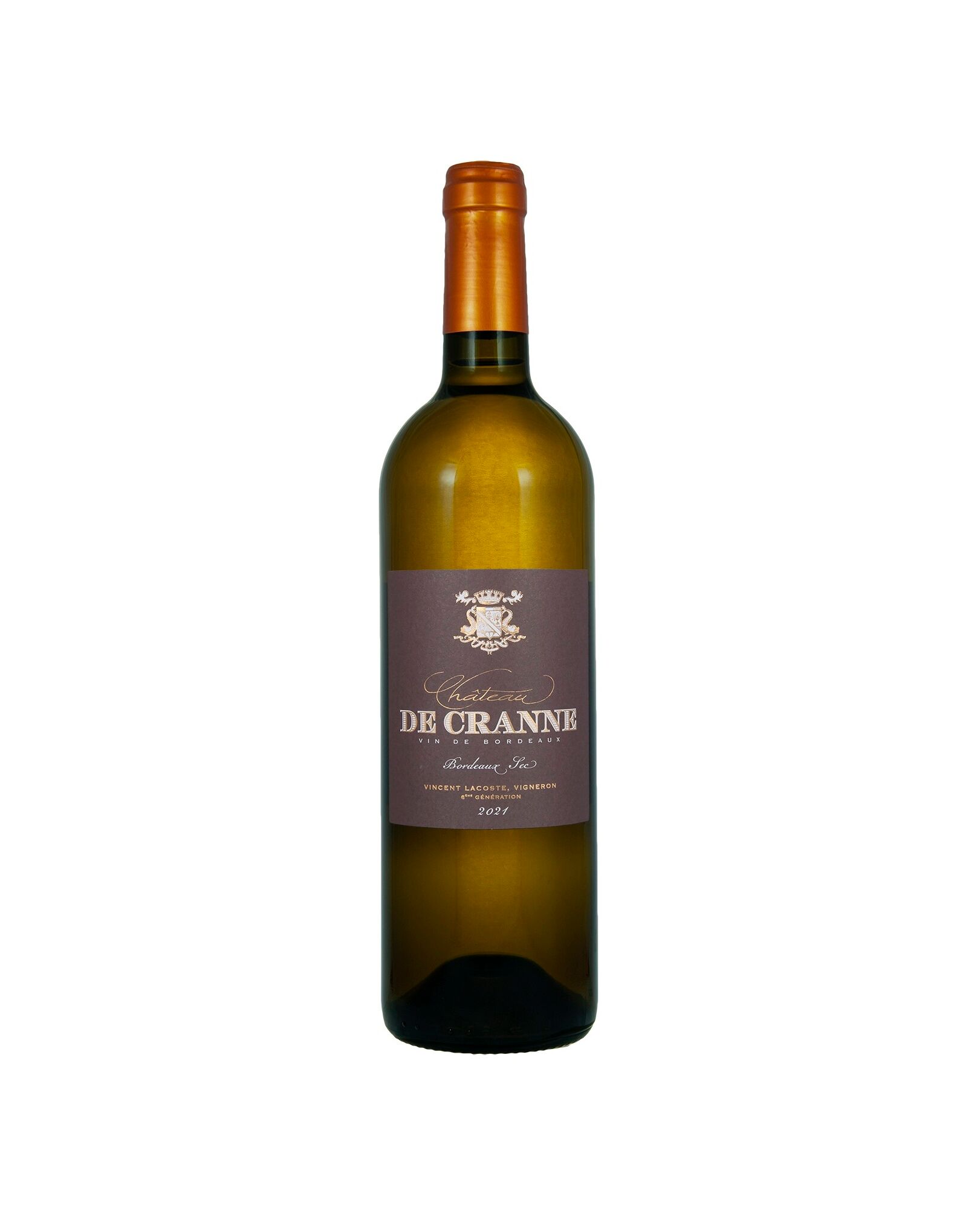 Organic dry white wine Bordeaux 2025 "Château de Cranne"