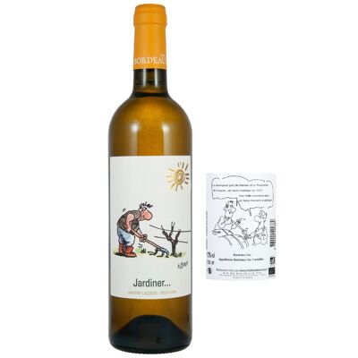 Organic Dry White Wine Bordeaux 2022 “Gardening”
