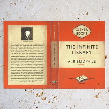 La bibliothèque infinie / Couverture universelle pour tous les Kindle et liseuses 2